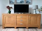 Massief eiken dressoir, Ophalen, Eikenhout, Zo goed als nieuw, 200 cm of meer