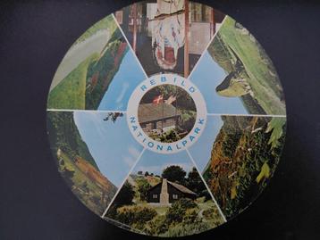 Denemarken, 6 luik, ronde kaart, Rebild Nationalpark, gelope beschikbaar voor biedingen