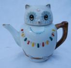 Vintage Chinese Uil Theepot charme wijsheid geluk symbol, Ophalen