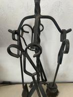 Prachtig bewerkt  gietijzeren Kachel Bestek - 4 Delig, Ophalen of Verzenden, Zo goed als nieuw, Vrijstaande haard, Houthaard