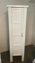 Witte houten kast - 192x59x56 cm, Huis en Inrichting, Kasten | Roldeurkasten en Archiefkasten, Ophalen, Gebruikt, Meerdere deuren