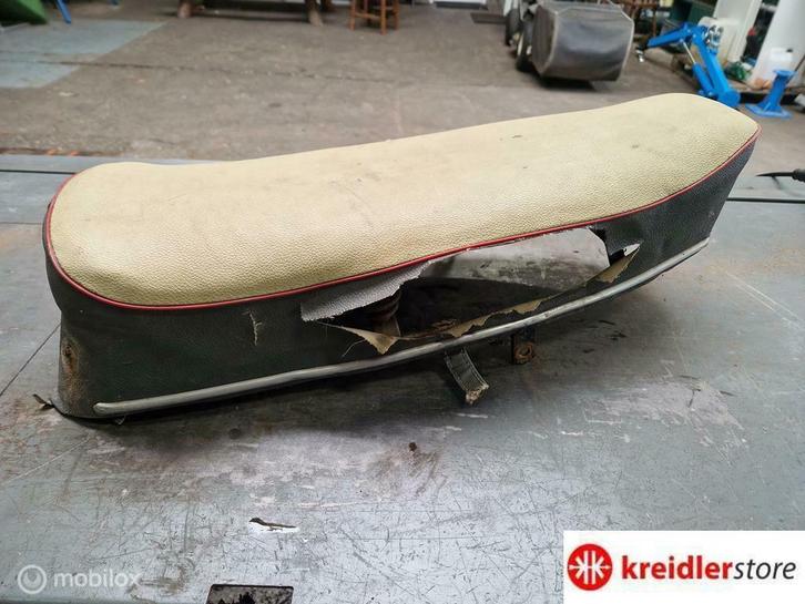 Kreidler Hondekop buddyseat model 1967 2 zitter origineel, Fietsen en Brommers, Brommeronderdelen | Kreidler, Gebruikt, Ophalen of Verzenden