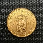 1933 Gouden 10 Gulden Tientje Wilhelmina vergulding naslag, Postzegels en Munten, Munten | Nederland, Verzenden, Goud, Koningin Wilhelmina