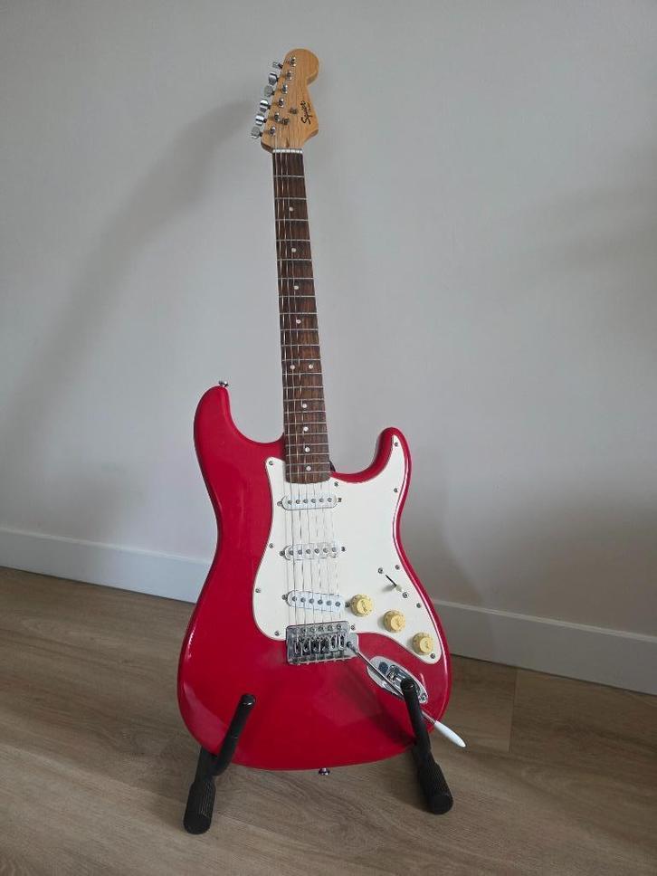Squier / Fender stratocaster, Muziek en Instrumenten, Snaarinstrumenten | Gitaren | Elektrisch, Gebruikt, Solid body, Overige merken