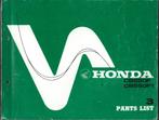 Honda CB550 F CB550 F1 parts list (4552z), Verzenden, Honda