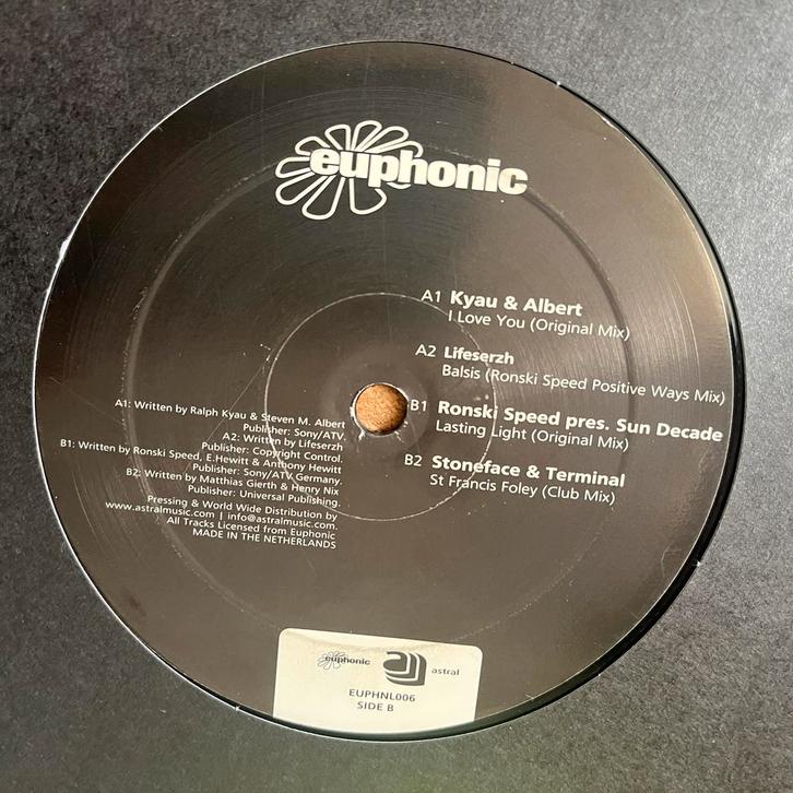 VA - Euphonic Best Of 2009 Part 4 (2009, Euphonic Records), Cd's en Dvd's, Vinyl | Dance en House, Gebruikt, Techno of Trance