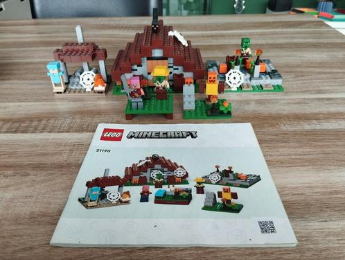 Lego Minecraft 21190 Het verlaten dorp, Kinderen en Baby's, Speelgoed | Duplo en Lego, Zo goed als nieuw, Ophalen of Verzenden