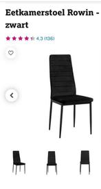 6 ZGAN Stoelen - Tijdelijk Gebruikt - €60 Rowin Leen Bakker, Huis en Inrichting, Stoelen, Zwart, Ophalen of Verzenden, Zo goed als nieuw