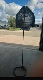 Made rotan/bamboe vloerlamp, Huis en Inrichting, Overige materialen, Boho, Ophalen of Verzenden, Zo goed als nieuw