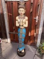 Houten Sawadee beeld uit Thailand - 153 cm, Ophalen