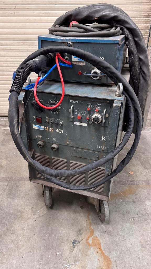 Smitwelt Mig 401. 10 metertussenpakket, Doe-het-zelf en Verbouw, Gereedschap | Lasapparaten, Gebruikt, Co2, 250 ampère of meer