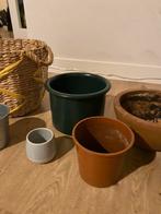 Plant vases and pots, Ophalen, Rond, Zo goed als nieuw, Minder dan 25 cm