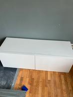 Ikea hangkast, hoogglans wit. L 1.20, D 40, H 38, Ophalen, Zo goed als nieuw, Minder dan 150 cm, Minder dan 100 cm