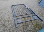 Breede Tuinpoort, Antraciet, Ophalen, Met poort, Gebruikt, Spijlenhekwerk