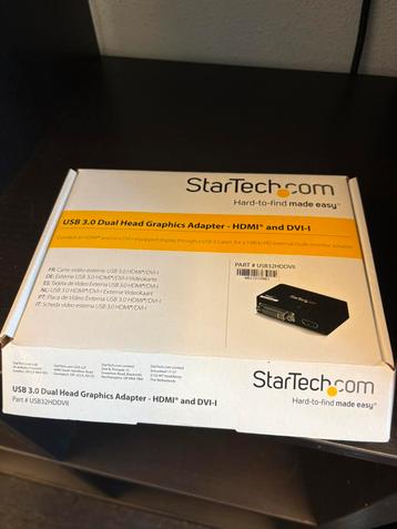 USB 3.0 naar HDMI en DVI 2x Monitor Externe Videokaart Adapt beschikbaar voor biedingen