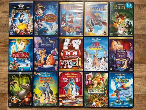 104 verschillende Disney dvd’s, elke dvd is origineel, zgan, Cd's en Dvd's, Dvd's | Tekenfilms en Animatie, Zo goed als nieuw