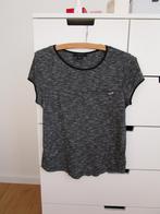 Grijs gemeleerd shirt met zwarte biezen maat 38, Maat 38/40 (M), Atmosphere, Ophalen of Verzenden, Zo goed als nieuw
