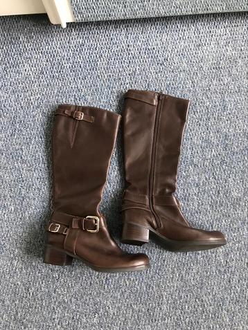 Clarks lederen dameslaarzen, maat 5,5 - 38,5, nooit gedragen beschikbaar voor biedingen