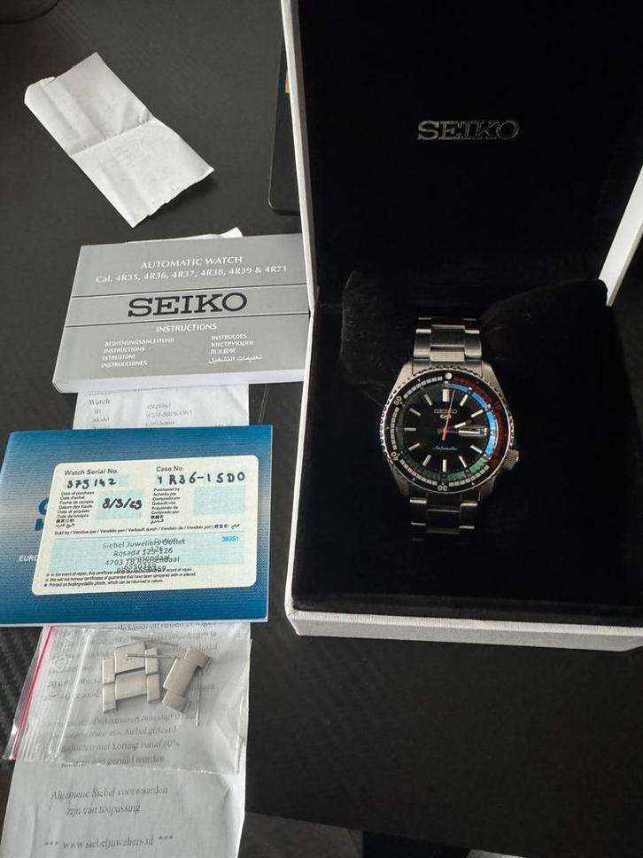 Seiko 5 Sport Regatta Timer Special Edition, Sieraden, Tassen en Uiterlijk, Horloges | Heren, Zo goed als nieuw, Seiko, Staal