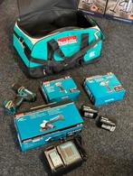 Makita tas gevuld 4 machines 2 accu’s + lader nieuw !, Ophalen of Verzenden, Nieuw