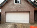 Electrische garagedeur Novoferm, cremewit, Ophalen, Gebruikt, 120 cm of meer, Garagedeur