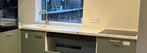 Keukenblad Marmer / Dekton 286x60cm, Ophalen, Wit, Nieuw, 200 cm of meer