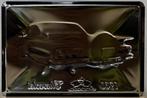 Chevrolet Chevy Impala oldtimer relief metalen reclamebord, Huis en Inrichting, Info@deconoord.nl, Verzenden, Deco Noord, Nieuw