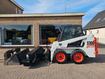 Bobcat S100 schranklader full option 1200 uur + aanbouwdelen beschikbaar voor biedingen
