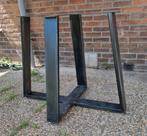 Fantastisch zwaar metalen onderstel, poot eettafel, Ophalen, Gebruikt, 50 tot 100 cm, Metaal