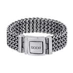 ixxxi heren armband Shanghai 20 cm, Sieraden, Tassen en Uiterlijk, Armbanden, Ophalen of Verzenden, Nieuw, Zilver, Staal