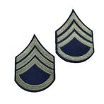 WWII US Staff Sergeant Rank Stripes, Verzamelen, Militaria | Tweede Wereldoorlog, Ophalen of Verzenden, Amerika, Embleem of Badge