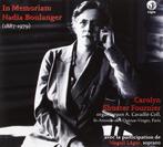 NIEUW In Memoriam Nadia Boulanger / Shuster Fournier, Overige typen, Ophalen of Verzenden, Modernisme tot heden, Nieuw in verpakking