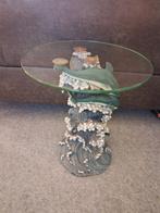 Dolfijnen bij zet tafeltje, Ophalen, Rond, Minder dan 55 cm, Minder dan 45 cm