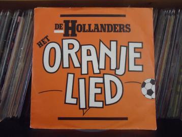 7" Single De Hollanders - Het Oranjelied + Instrumental beschikbaar voor biedingen