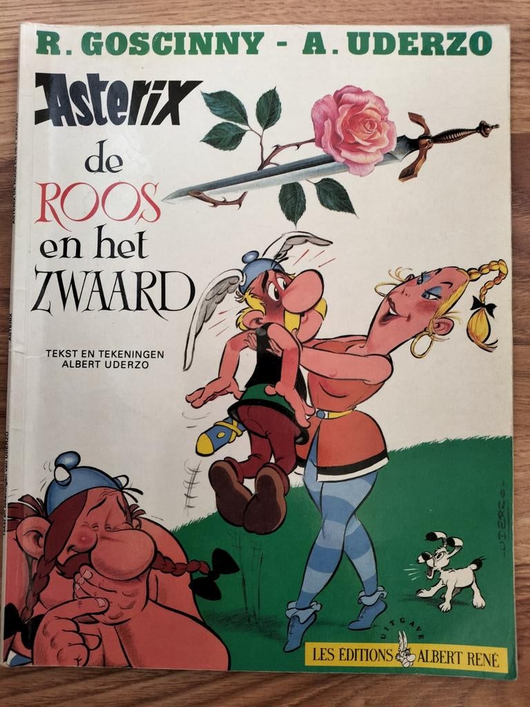 Asterix de Roos en het Zwaard - Stripboek, Eén stripboek, Ophalen of Verzenden, Gelezen, Goscinny / Uderzo