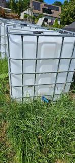 mooie als nieuwe IBC, Tuin en Terras, Regentonnen, Ophalen, Kunststof, Met kraantje, 150 liter of meer