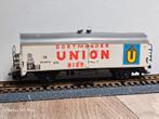 Modeltrein Ho marklin koelwagen UNION bier, Ophalen of Verzenden, Wisselstroom, Wagon, Märklin