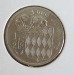 Monaco ½ franc, 1979, Ophalen of Verzenden, Losse munt, Overige landen
