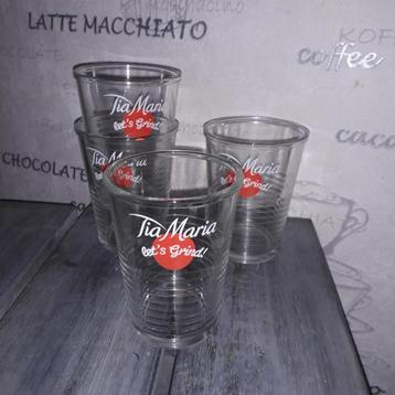 Tia maria glazen Lets grind! set van 4 beschikbaar voor biedingen