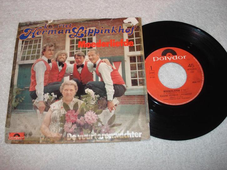 Herman Lippinkhof    Moederliefde    Orgineel, Cd's en Dvd's, Vinyl Singles, Gebruikt, Single, Nederlandstalig, Ophalen of Verzenden