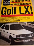 Volkswagen Golf 1 LX actiemodel laatste typen Golf 1 folder, Ophalen of Verzenden, Zo goed als nieuw, Volkswagen