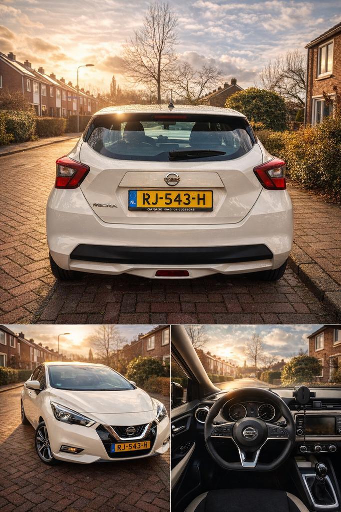 Nissan Micra 1.0 zeer zuinige auto met weinig kilometerstand, Auto's, Nissan, Particulier, Micra, ABS, Airbags, Airconditioning