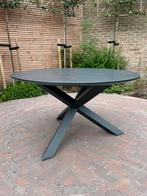 Ronde tuintafel 130cm - ZGAN, Ophalen, Zo goed als nieuw, Rond, Aluminium