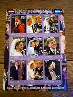 Somalie blok Willem Alexander Maxima, Ophalen of Verzenden, Postfris, Koningshuis