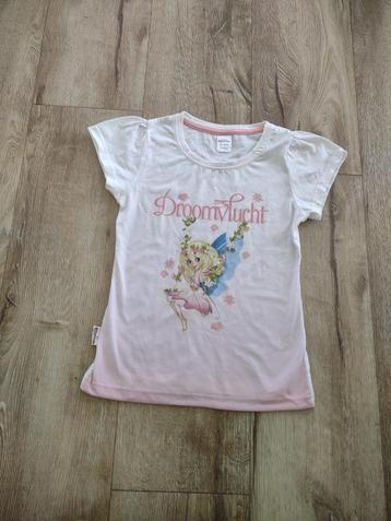 Prachtig roze wit Efteling Droomvlucht shirt, maat 128/134. beschikbaar voor biedingen