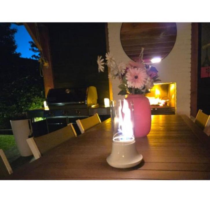 Tafelhaard Safretti van €109,- nu € 70,- ophaalprijs, Huis en Inrichting, Haarden, Zo goed als nieuw, Gelhaard, Ophalen