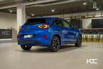 Ford Puma 1.0 Hybrid ST-Line X | Adapt. Cruise | Elektr. kle, Voorwielaandrijving, Blauw, Leder en Stof, 23 km/l