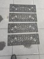 4 rubberen design deurmatten, Ophalen, Gebruikt, Rubber, Schoonloopmat
