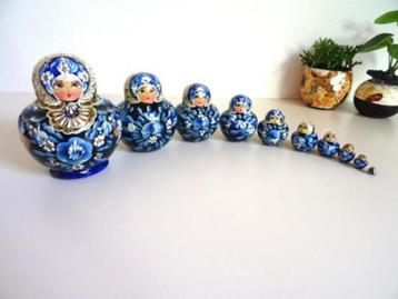 Matroesjka Babouchka nestpoppetjes 10-delig! beschikbaar voor biedingen