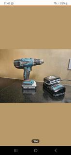 Makita Accuschroeftol 18V - 2 Accu's + Lader, Doe-het-zelf en Verbouw, Gereedschap | Boormachines, Ophalen of Verzenden